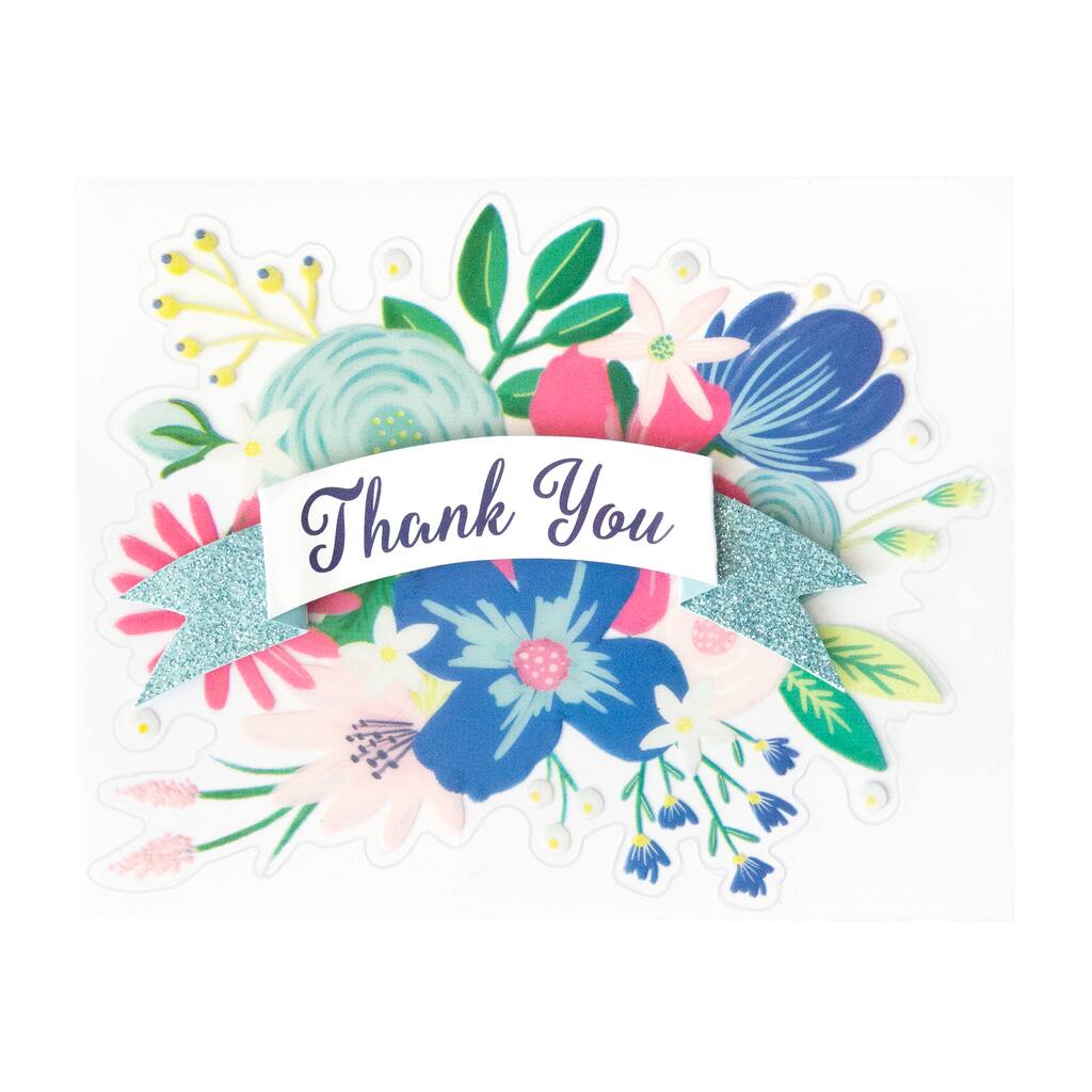 Red Blue and Green Free Shipping 3” Thank You Stickers